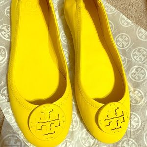 BRAND NEW Summer Yellow Tory Burch Flats